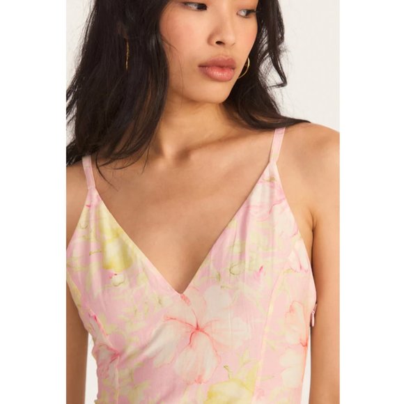 NWT Loveshackfancy Fabienne Mini Dress in Light Berry Tea - Picture 3 of 12